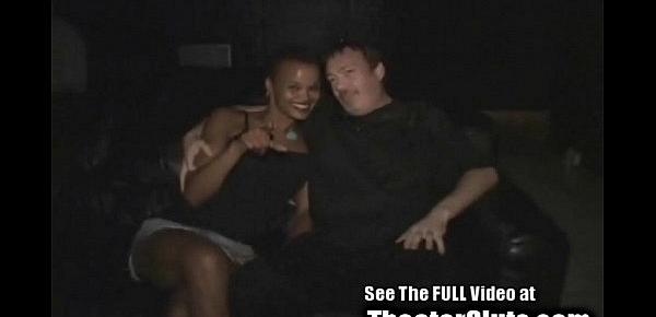  Ebony Slut Wife Tuned Out By Total Strangers In A Tampa Porn Theater!